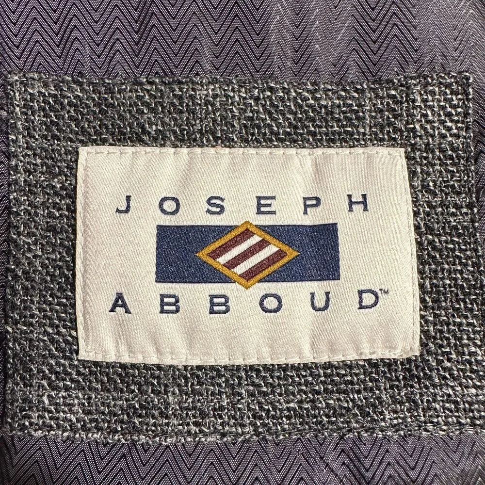 JOSEPH ABBOUD Mens Blazer Sport Coat Two Button Jacket 42R Italian Linen/Wool